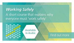 Working Safely available in Arabic